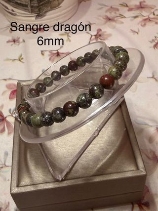 Pulseras minerales naturales de 6mm precio unidad