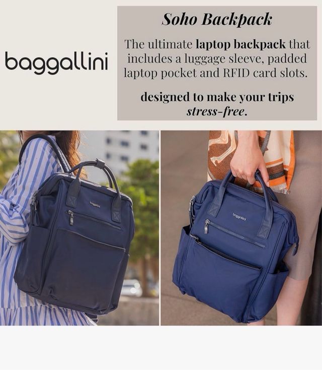 Mochila negra baggallini