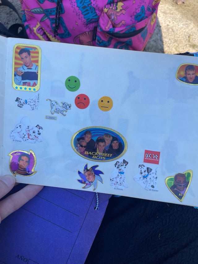 Sticker álbum de la infancia