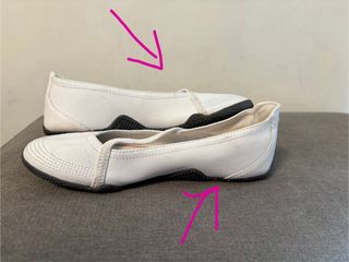Bailarinas Puma Piel Blancas Niña Talla 35