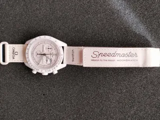 Omega x Swatch Speedmaster Blanco