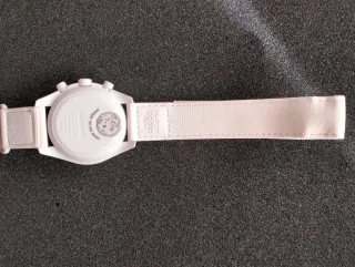 Omega x Swatch Speedmaster Blanco