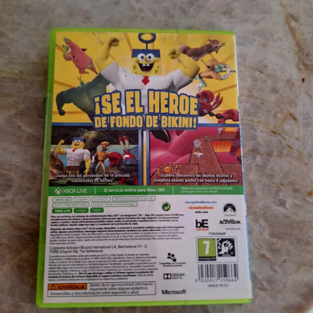 Bob Esponja: El Héroe Xbox 360