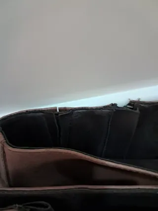 Botas altas marrones con hebillas