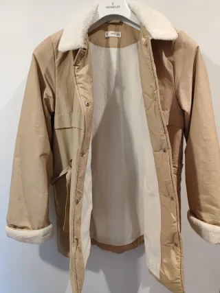 Gabardina Mango forrada Talla S, 13/14 años