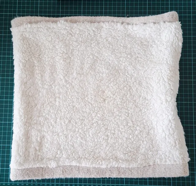 Bufanda mujer de punto y borreguillo