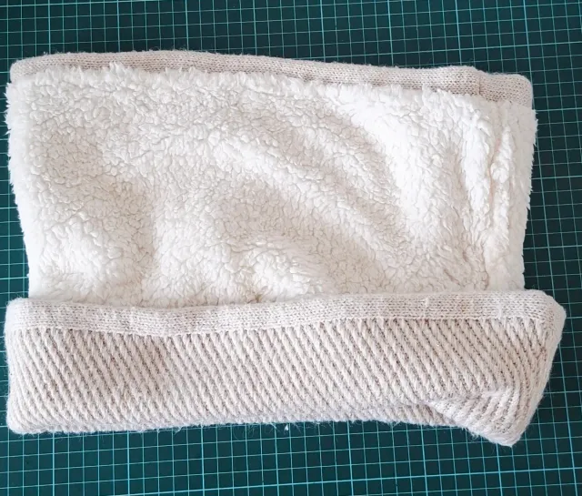 Bufanda mujer de punto y borreguillo