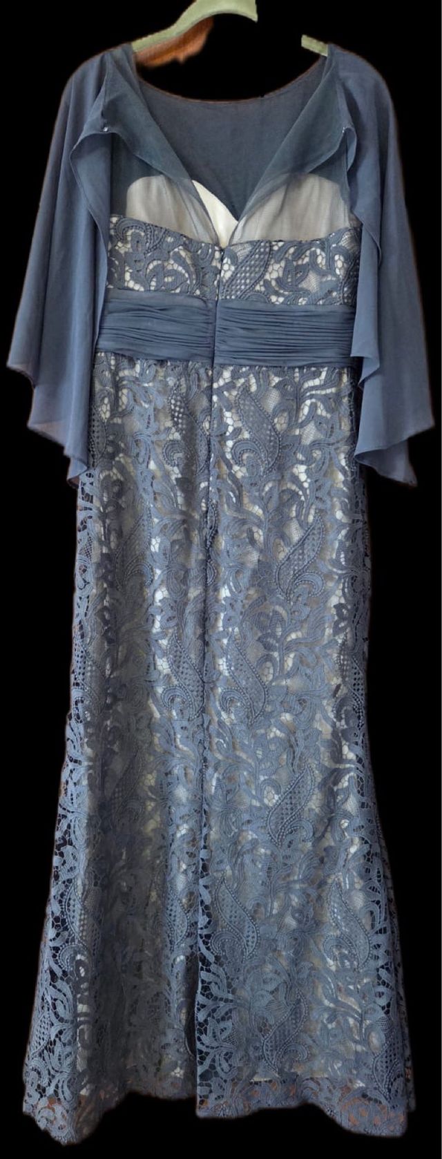 Vestido fiesta Rosa Clara azul/gris