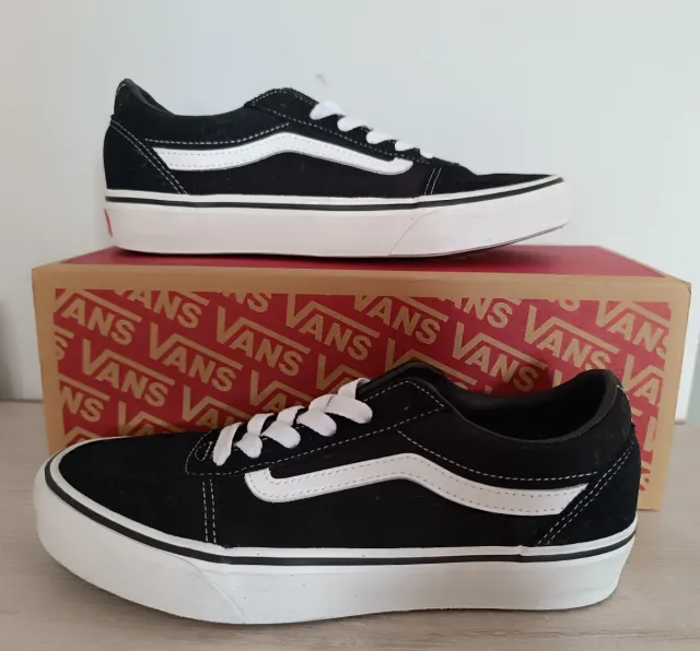 Vans Ward Black/White Talla 37 EU