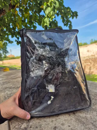 Mochila depósito moto con pantalla táctil