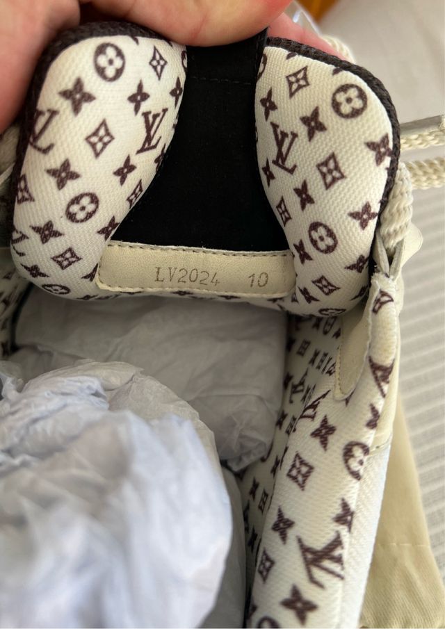 Sneakers Louis Vuitton Beige/Nero