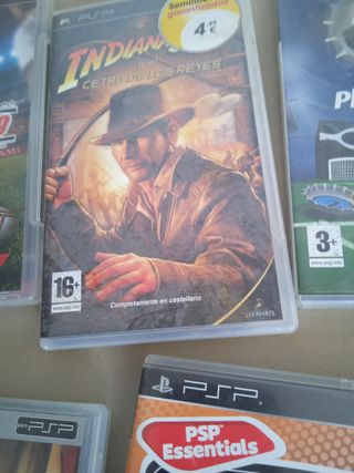 Lote 6 Juegos PSP: PES, Indiana Jones, Star Wars
