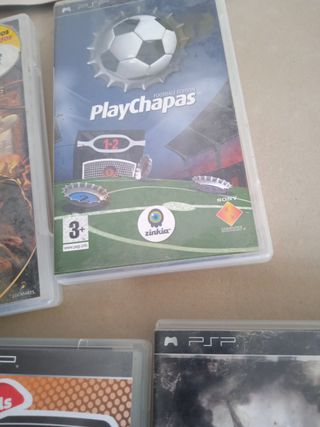 Lote 6 Juegos PSP: PES, Indiana Jones, Star Wars