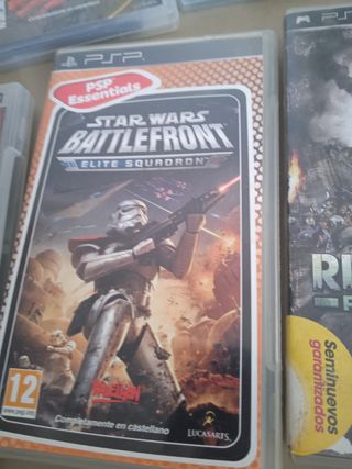Lote 6 Juegos PSP: PES, Indiana Jones, Star Wars