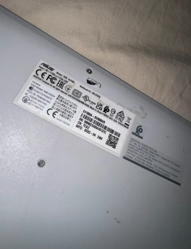 Asus ordenador 115GB