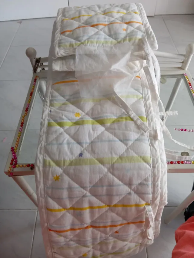 Protector de cuna acolchado