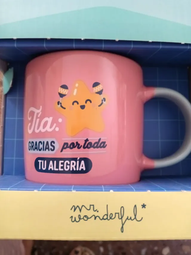 Taza Mr. Wonderful Tía, gracias por toda tu alegrí