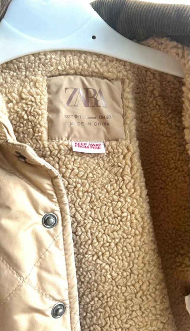 Abrigo acolchado bebé ZARA