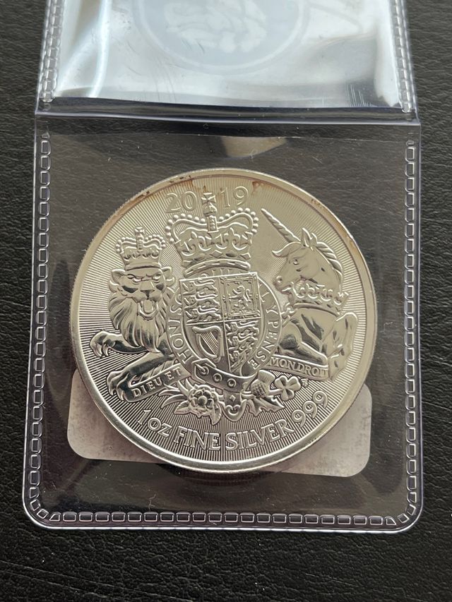 1 Onza Plata Pura 999 2019