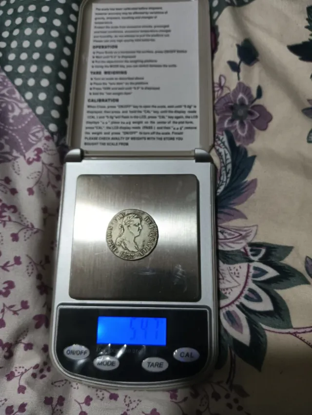 2 Reales Plata Fernando VII 1833