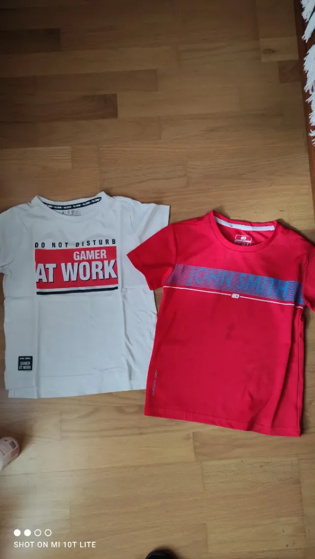 2 Camisetas niño manga corta