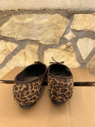 Zapatos Bailarinas Estampado Animal
