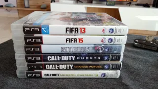 Pack 6 Juegos PS3: FIFA, Battlefield, Call of Duty