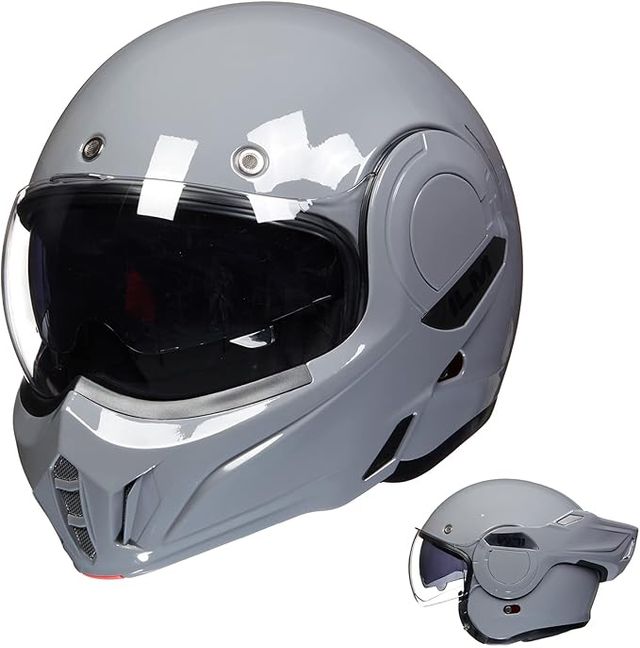 Casco Moto Integral Modular bianco