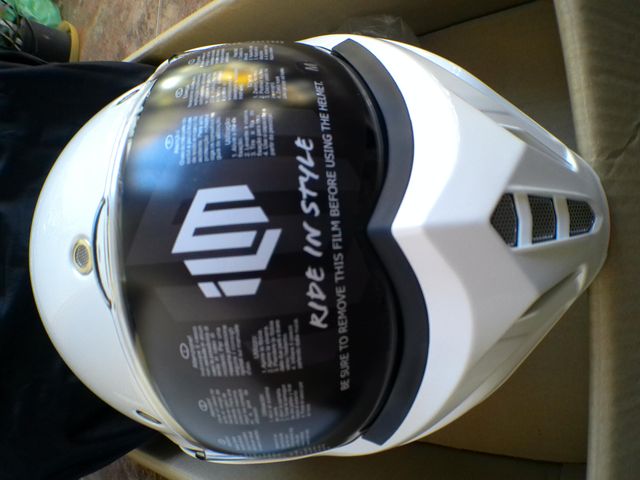 Casco Moto Integral Modular bianco