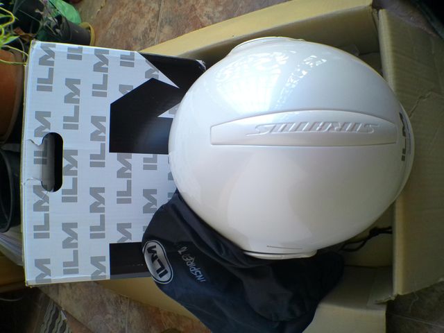Casco Moto Integral Modular bianco