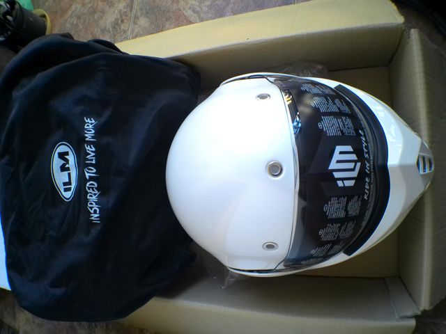 Casco Moto Integral Modular bianco