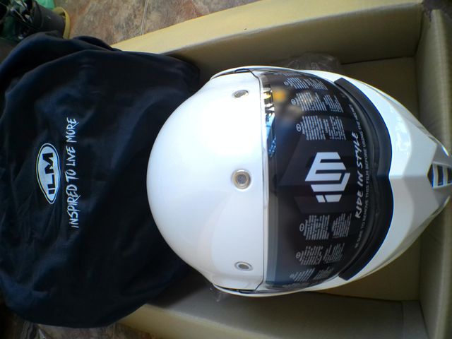 Casco Moto Integral Modular bianco