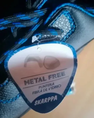 Zapatos de seguridad Skarpa negros y azules