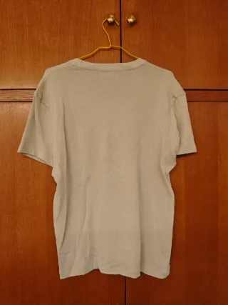 Camiseta Zara Hombre Beige
