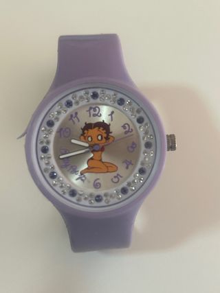 Reloj Betty Boop Morado con Cristales