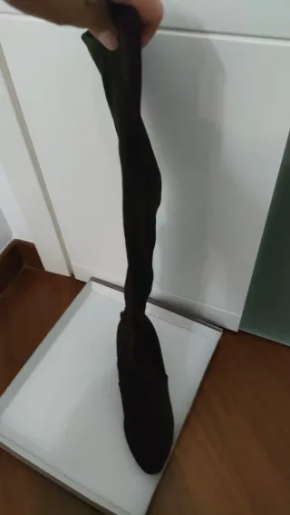 Stivali scamosciati marroni