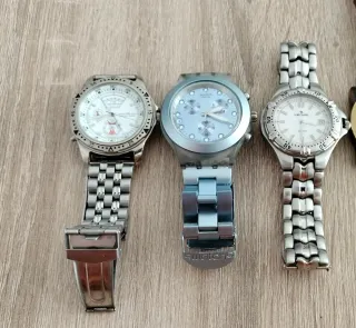Lote 3 relojes a revisar Swatch Irony original