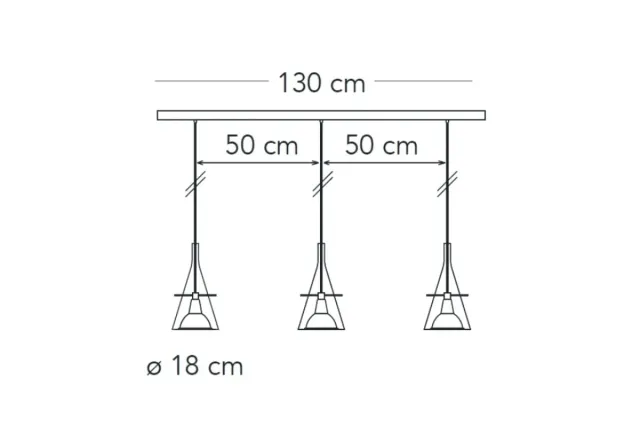 Lámpara Colgante Flute 3