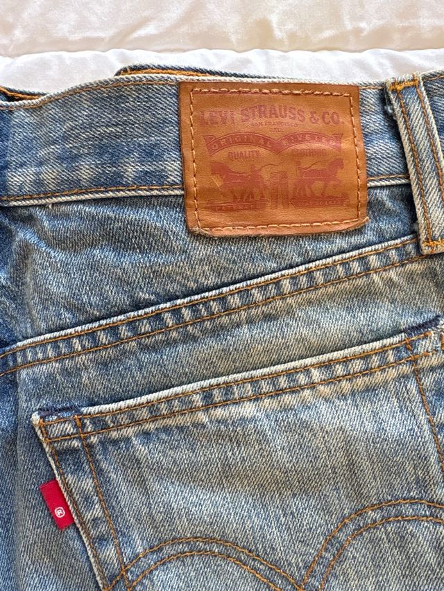 Pantalones cortos Shorts Levis Azules, Talla S-M.