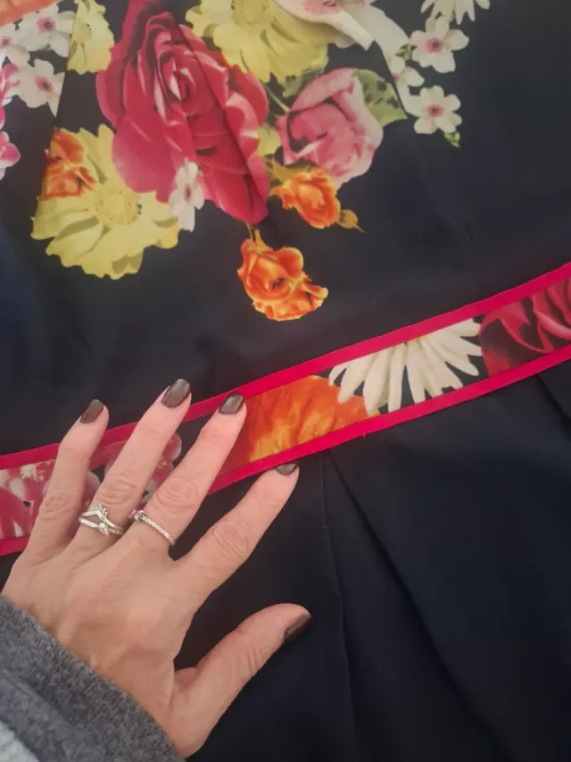 Vestido estampado flores verano