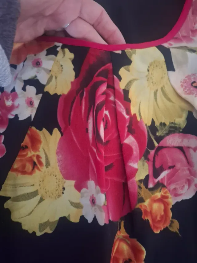 Vestido estampado flores verano