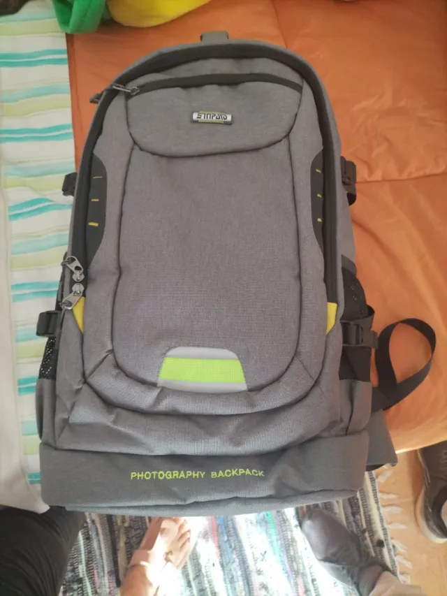 Mochila Fotografía Profesional Gris