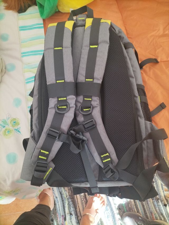 Mochila Fotografía Profesional Gris