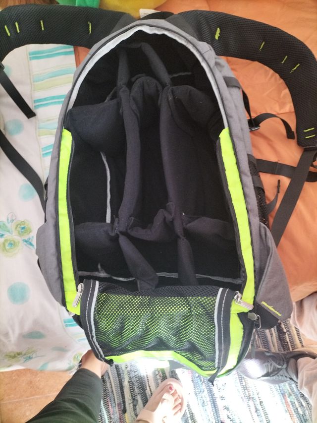 Mochila Fotografía Profesional Gris