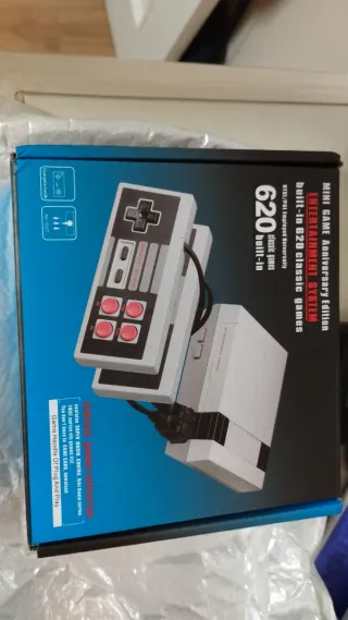 Mini consola 620 juegos clásica