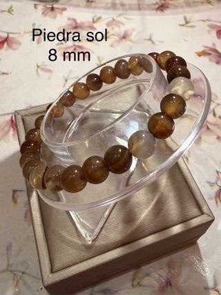 Pulseras minerales naturales precio unidad