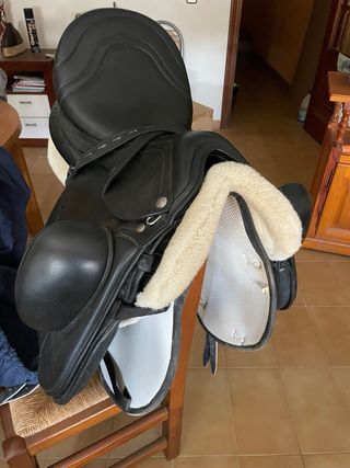 Silla de montar Zaldi Royal gel asiento profundo