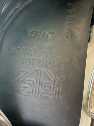 Silla de montar Zaldi Royal gel asiento profundo