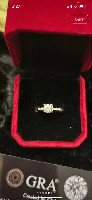 3 Anillos Moissanita GRA Brillan como Diamante