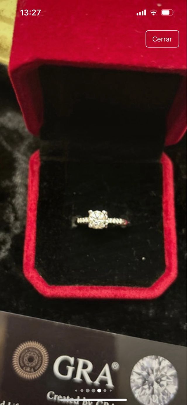 3 Anillos Moissanita GRA Brillan como Diamante